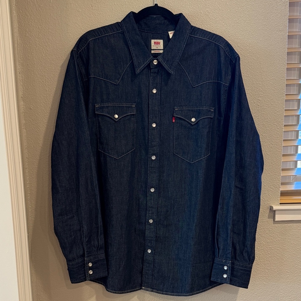 Levi's Indigo Denim Western Shirt
